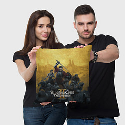 Подушка квадратная Сражение Kingdom come 2 deliverance, цвет: 3D-принт — фото 2
