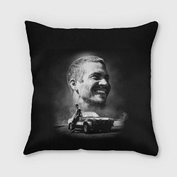 Подушка квадратная Пол Уокер, цвет: 3D-принт