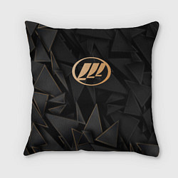 Подушка квадратная Lifan golden poly, цвет: 3D-принт