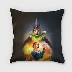 Подушка квадратная Белоснежка и Мачеха, цвет: 3D-принт