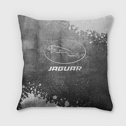 Подушка квадратная Jaguar - grey gradient, цвет: 3D-принт