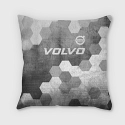Подушка квадратная Volvo - grey gradient посередине