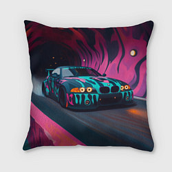 Подушка квадратная БМВ граффити стиль, цвет: 3D-принт