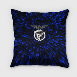 Подушка квадратная Benfica blue energy, цвет: 3D-принт