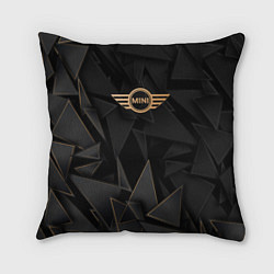 Подушка квадратная Mini golden poly, цвет: 3D-принт