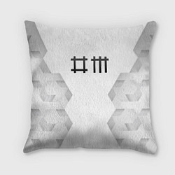 Подушка квадратная Depeche Mode white poly
