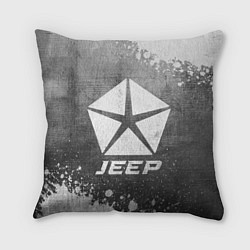 Подушка квадратная Jeep - grey gradient
