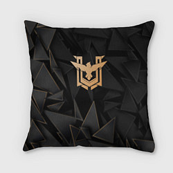 Подушка квадратная Free Fire golden poly, цвет: 3D-принт