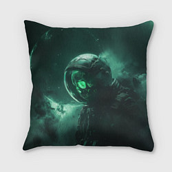 Подушка квадратная Космический скелет, цвет: 3D-принт