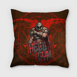 Подушка квадратная Doom dark ages gym