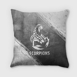 Подушка квадратная Scorpions - grey gradient