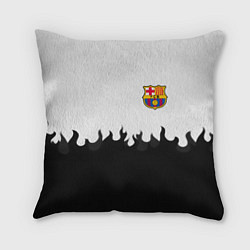 Подушка квадратная Barcelona черный огонь