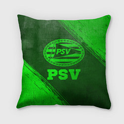 Подушка квадратная PSV - green gradient, цвет: 3D-принт