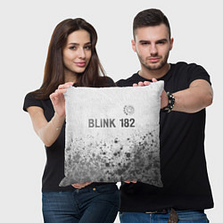 Подушка квадратная Blink 182 - white gradient посередине, цвет: 3D-принт — фото 2