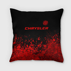 Подушка квадратная Chrysler - red gradient посередине, цвет: 3D-принт