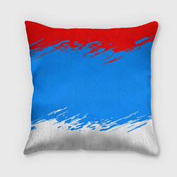 Подушка квадратная Патриот - флаг