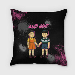 Подушка квадратная Squid game 3 season, цвет: 3D-принт