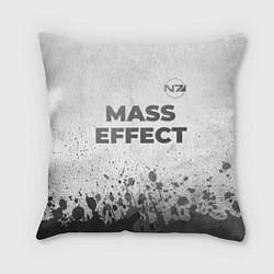 Подушка квадратная Mass Effect - white gradient посередине, цвет: 3D-принт