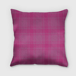 Подушка квадратная Checkered pink