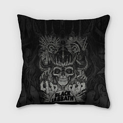 Подушка квадратная Black Sabbath death skull
