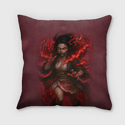 Подушка квадратная Незуко Камадо реализм, цвет: 3D-принт