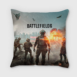 Подушка квадратная Солдаты из Battlefield 6, цвет: 3D-принт