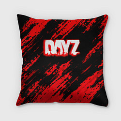 Подушка квадратная Dayz штрихи красок, цвет: 3D-принт