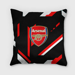 Подушка квадратная Arsenal geometry steel, цвет: 3D-принт