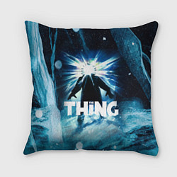 Подушка квадратная Нечто, цвет: 3D-принт