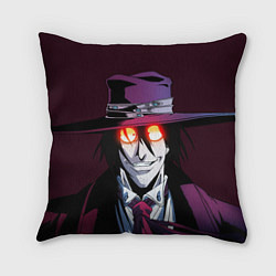 Подушка квадратная Hellsing - Алукард, цвет: 3D-принт