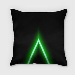 Подушка квадратная Color neon green