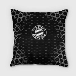 Подушка квадратная Бавария Мюнхен соты текстура, цвет: 3D-принт