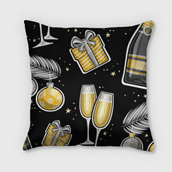 Подушка квадратная Новогодний вайб