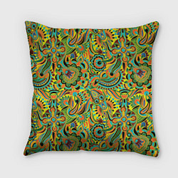 Подушка квадратная Узор, цвет: 3D-принт
