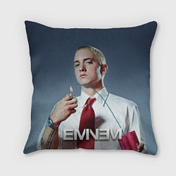 Подушка квадратная Eminem Fire, цвет: 3D-принт