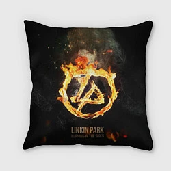 Подушка квадратная Linkin Park: Burning the skies