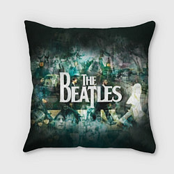 Подушка квадратная The Beatles Stories, цвет: 3D-принт