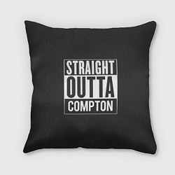 Подушка квадратная Straight Outta Compton