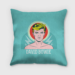 Подушка квадратная David Bowie: pop-art