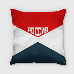 Подушка квадратная Форма России, цвет: 3D-принт