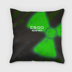Подушка квадратная Cs:go - Nuclear Threat Ядерная Угроза, цвет: 3D-принт