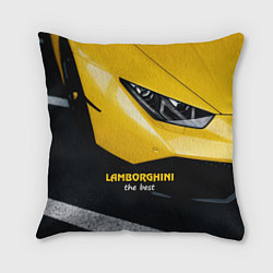 Подушка квадратная Lamborghini the best