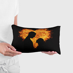 Подушка-антистресс Огненная любовь, цвет: 3D-принт — фото 2
