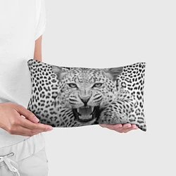 Подушка-антистресс Белый леопард, цвет: 3D-принт — фото 2