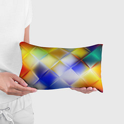 Подушка-антистресс Colorful squares, цвет: 3D-принт — фото 2