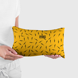 Подушка-антистресс PUBG: Yellow Weapon, цвет: 3D-принт — фото 2