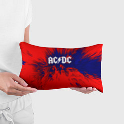 Подушка-антистресс AC/DC: Red & Blue, цвет: 3D-принт — фото 2