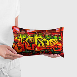 Подушка-антистресс Red Graffiti, цвет: 3D-принт — фото 2