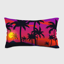 Подушка-антистресс Тропический пляж, цвет: 3D-принт