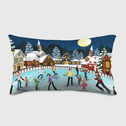 Подушка-антистресс Рождественский каток, цвет: 3D-принт